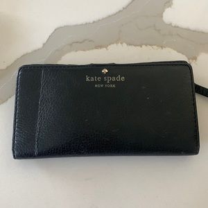 Kate spade bifold wallet black